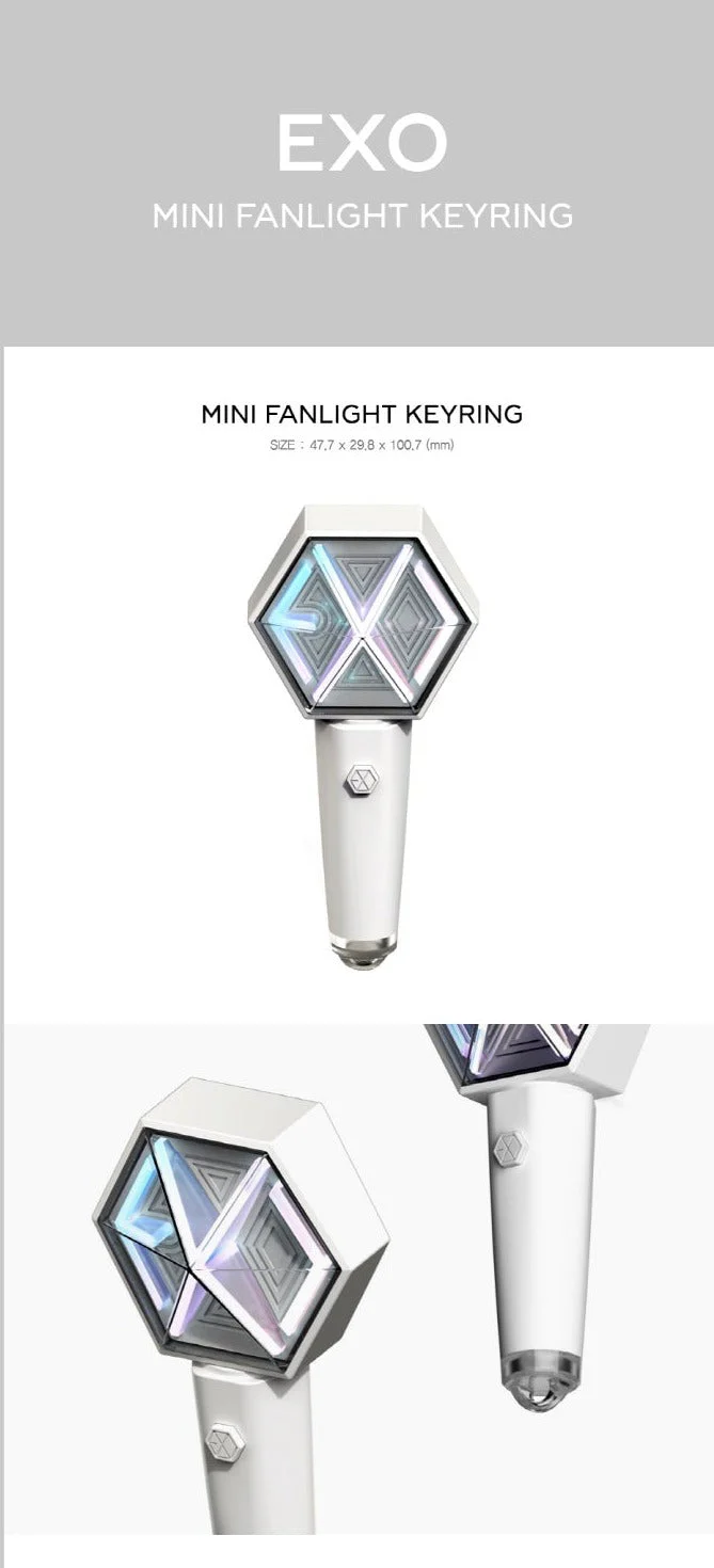EXO - MINI FANLIGHT KEYRING ver.2 - Image 2