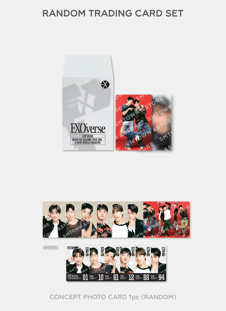 EXO - RANDOM TRADING CARD SET (2025 EXO FANMEETING EXO'VERSE MD) - Image 2