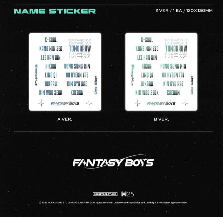 FANTASY BOYS - NEW TOMORROW (1ST MINI ALBUM) - Image 7