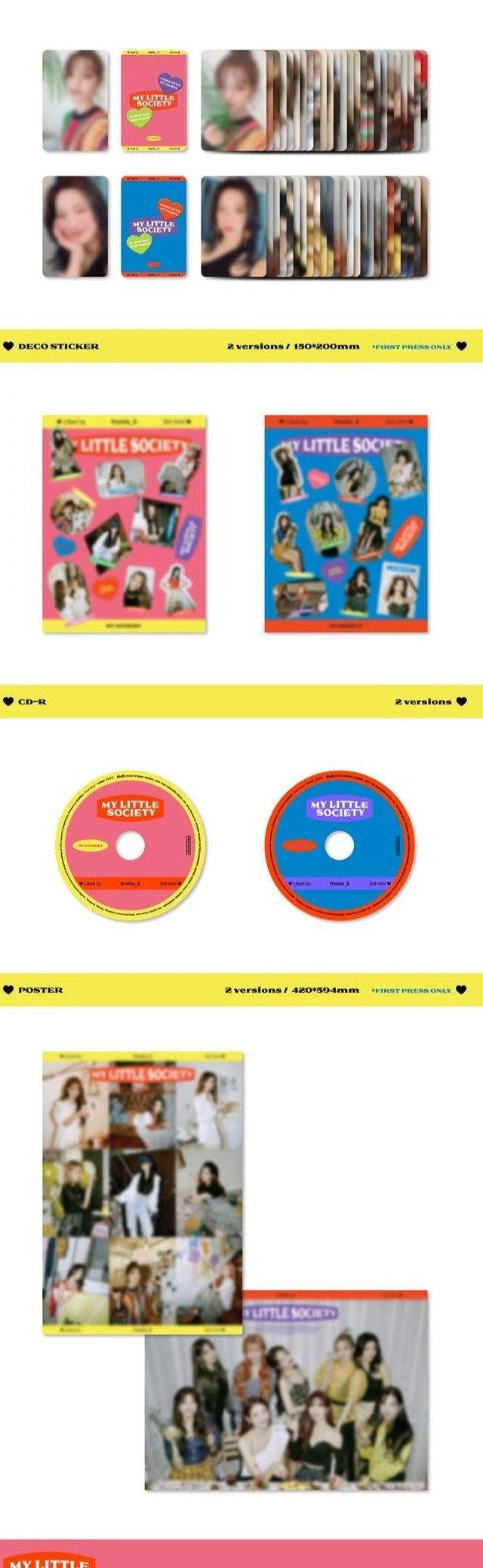 FROMIS_9 - 3rd Mini [MY LITTLE SOCIETY] (My Society & My Account Ver.) - FROMIS 9 - Image 3