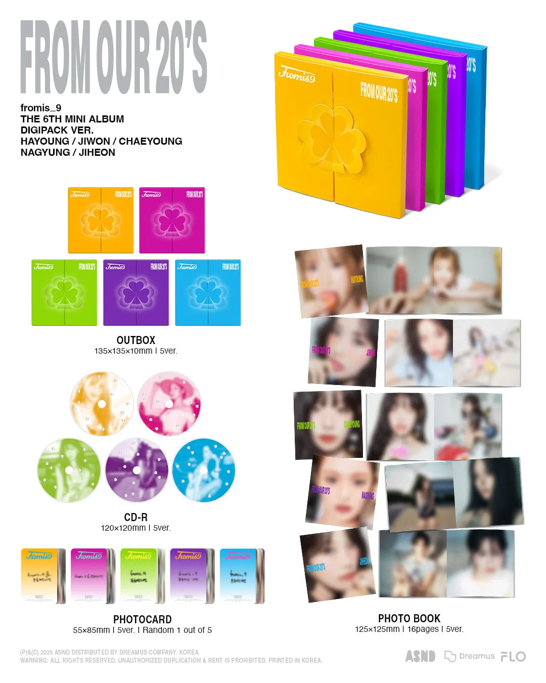 FROMIS_9 - FROM OUR 20'S (DIGIPACK VER.) - Image 2