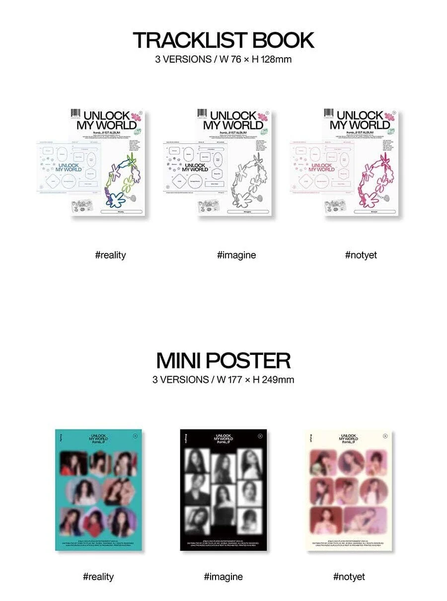 FROMIS_9 - UNLOCK MY WORLD (1ST ALBUM) - Image 7