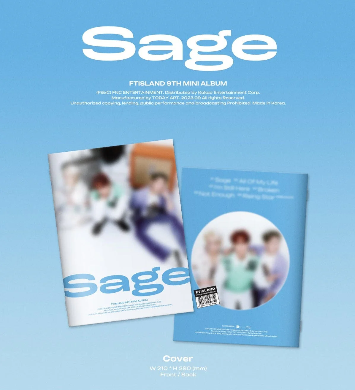 FTISLAND - SAGE (9TH MINI ALBUM) - Image 2