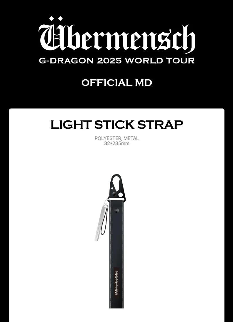 G-DRAGON - LIGHT STICK ACCESSOIRES (2025 WORLD TOUR 'ÜBERMENSCH' OFFICIAL MD) - Image 11
