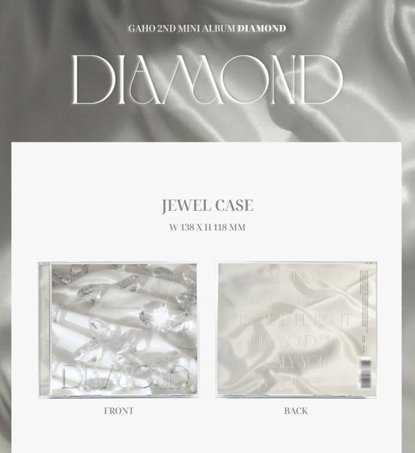 GAHO - DIAMOND (2ND MINI ALBUM) - Image 2