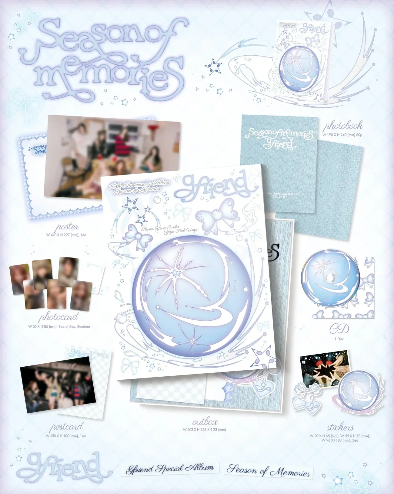 GFRIEND - SEASON OF MEMORIES (SPECIAL ALBUM) + Weverse Special Gift - Image 3