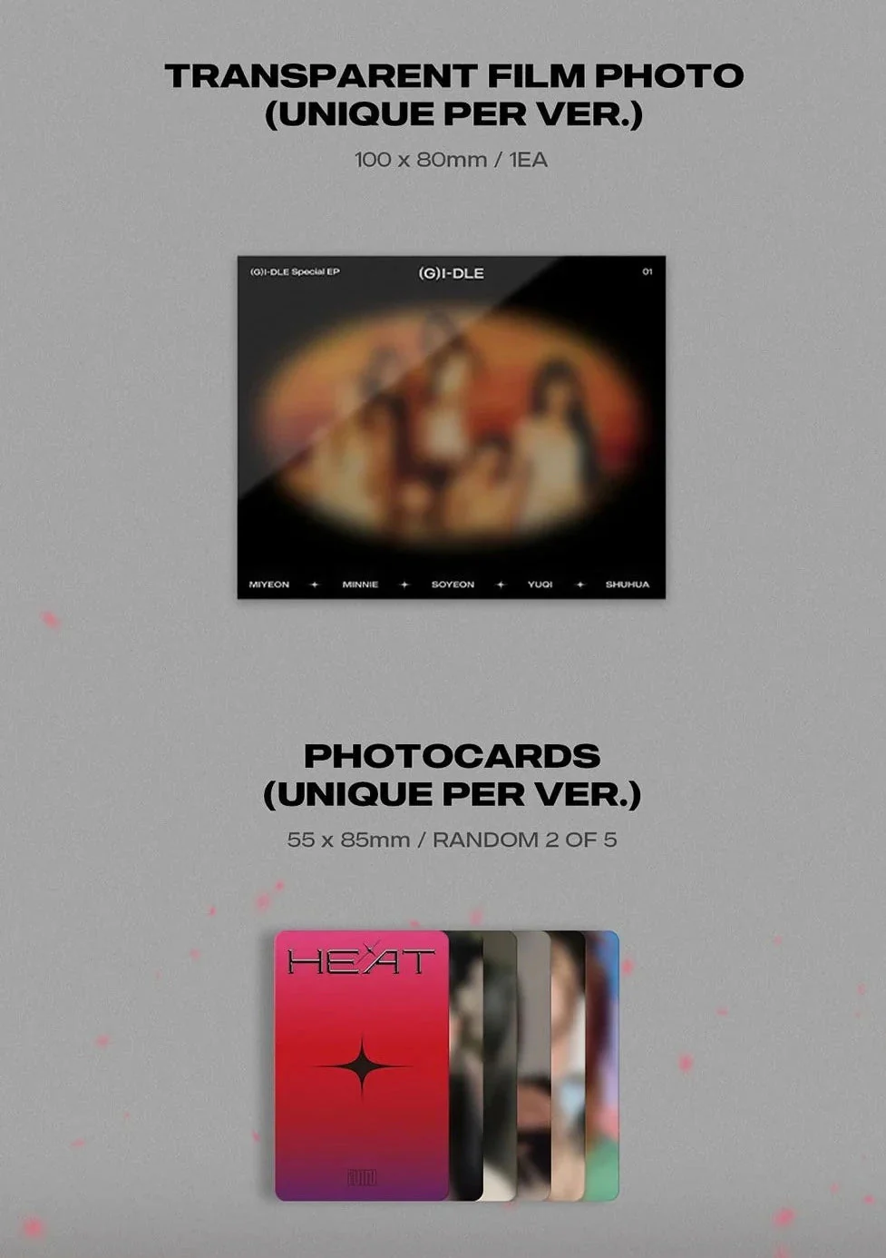(G)I-DLE - HEAT (SPECIAL ALBUM) SLEEVE VER. - Image 13