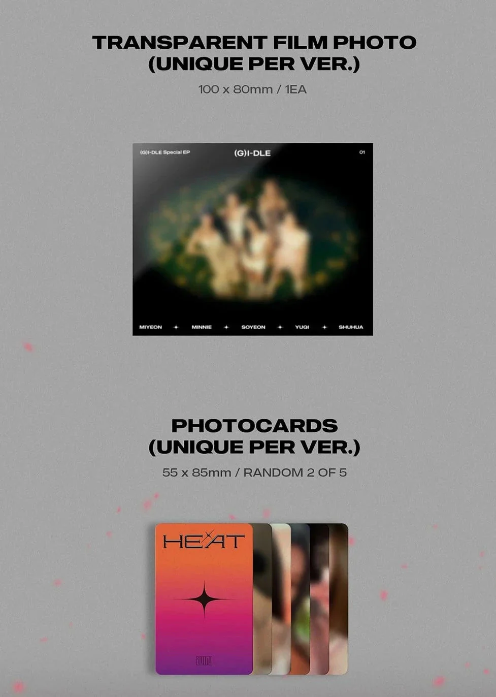 (G)I-DLE - HEAT (SPECIAL ALBUM) SLEEVE VER. - Image 7