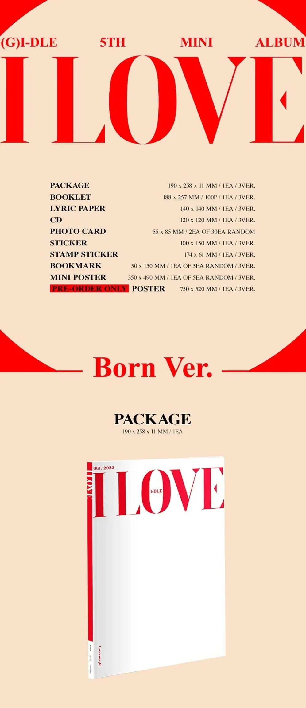 (G)I-DLE - I LOVE (5TH MINI ALBUM) - Image 2