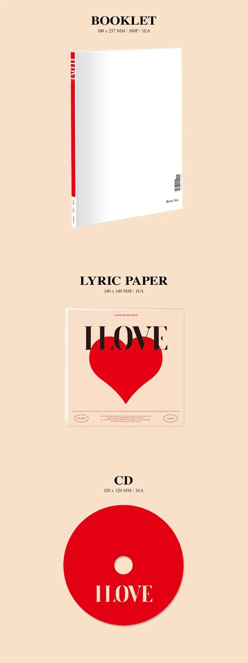 (G)I-DLE - I LOVE (5TH MINI ALBUM) - Image 3