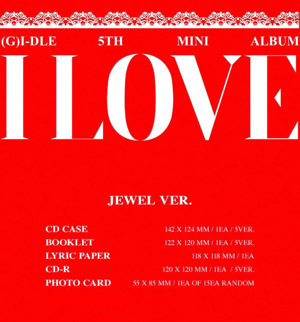 (G)I-DLE - I LOVE 5TH MINI ALBUM (JEWEL VER.) - Image 2