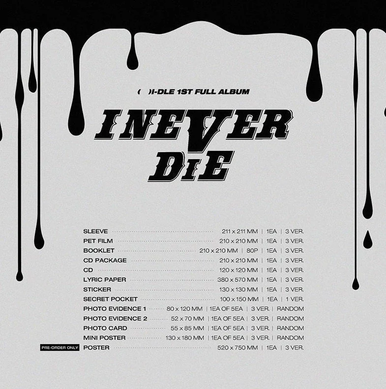 (G)I-DLE - I NEVER DIE (1ST FULL ALBUM) - Image 2