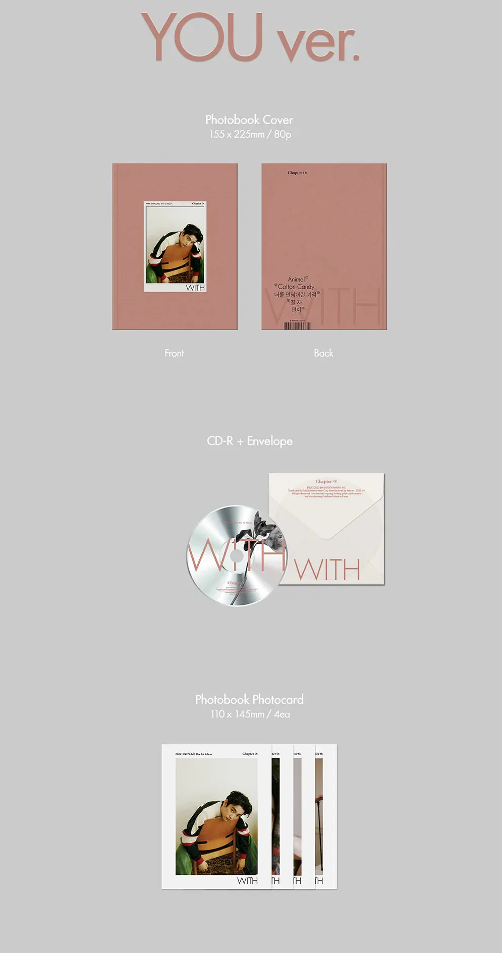 GOT7 (JINYOUNG) - CHAPTER 0 WITH (1ST ALBUM) - Image 5