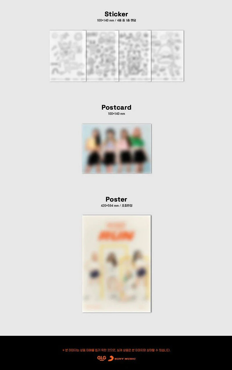 H1-KEY - 1st Maxi Single Album [RUN] - Image 3