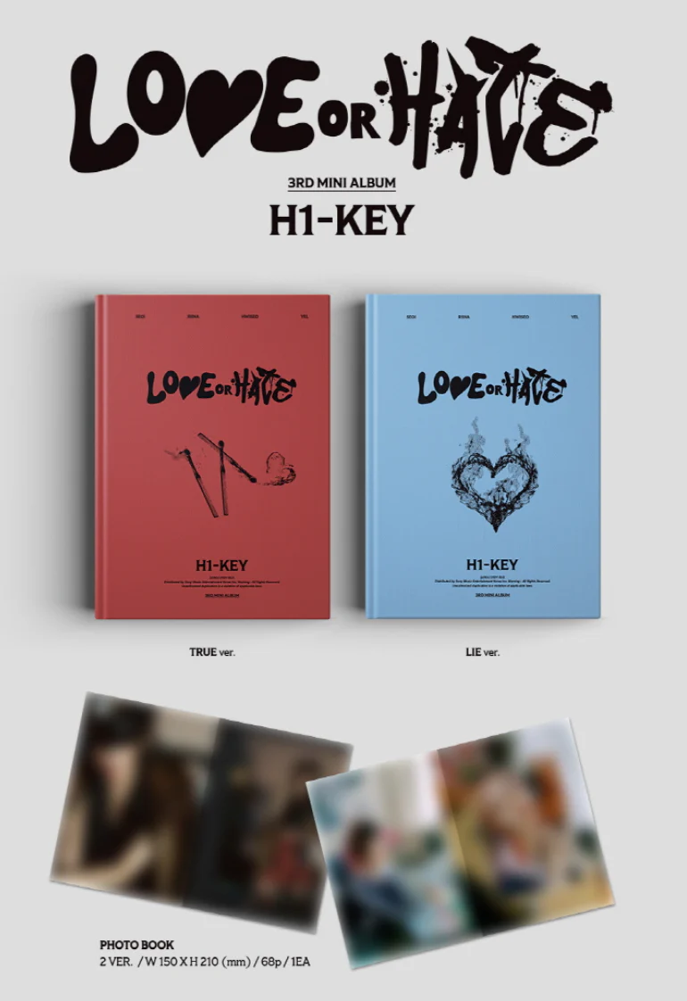 H1-KEY - LOVE OR HATE (3RD MINI ALBUM) - Image 2