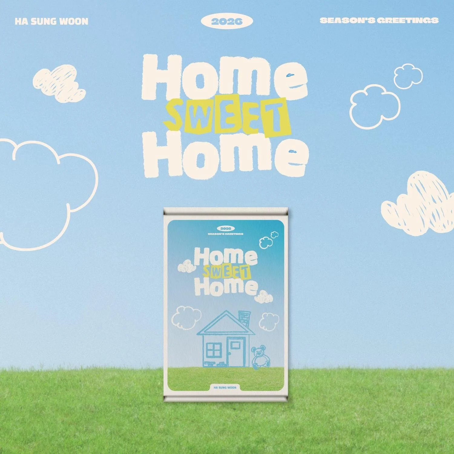 HA SUNG WOON - 2026 SEASON'S GREETINGS (HOME SWEET HOME) + Extra Photocard