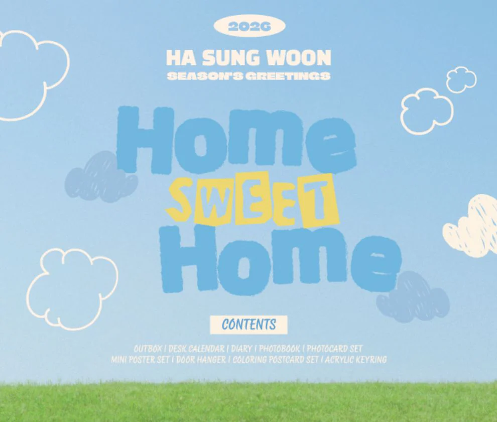 HA SUNG WOON - 2026 SEASON'S GREETINGS (HOME SWEET HOME) + Extra Photocard - Image 3