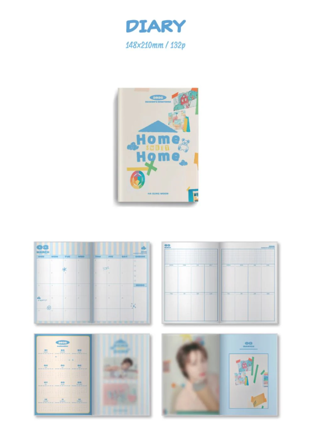 HA SUNG WOON - 2026 SEASON'S GREETINGS (HOME SWEET HOME) + Extra Photocard - Image 6