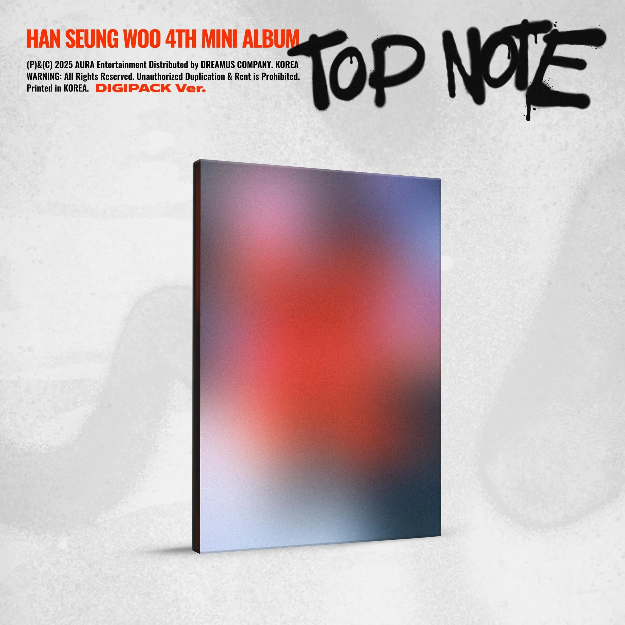 HAN SEUNG WOO - TOP NOTE (DIGIPACK VER.)
