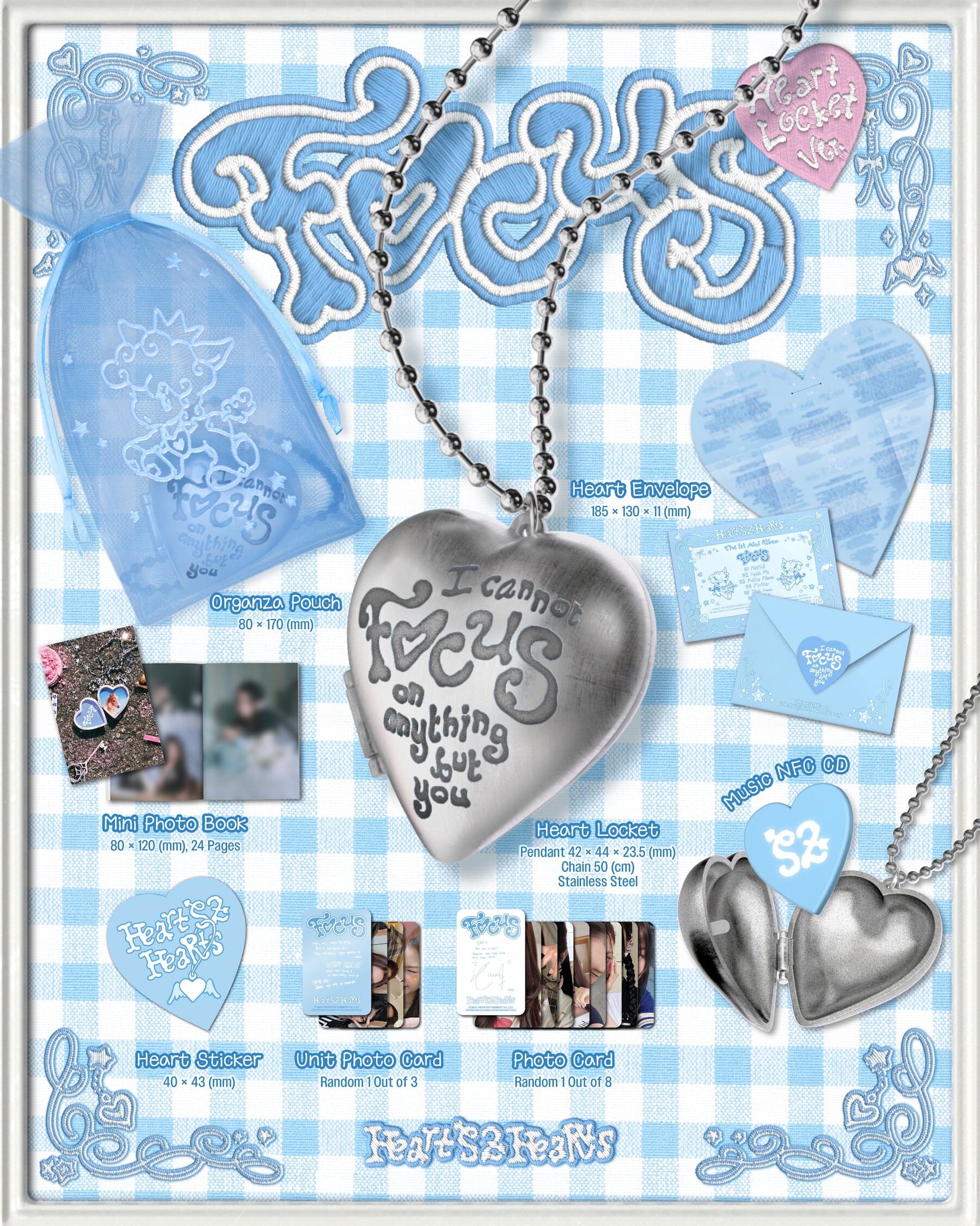 HEARTS2HEARTS - FOCUS (HEART LOCKET VER.) - Image 2