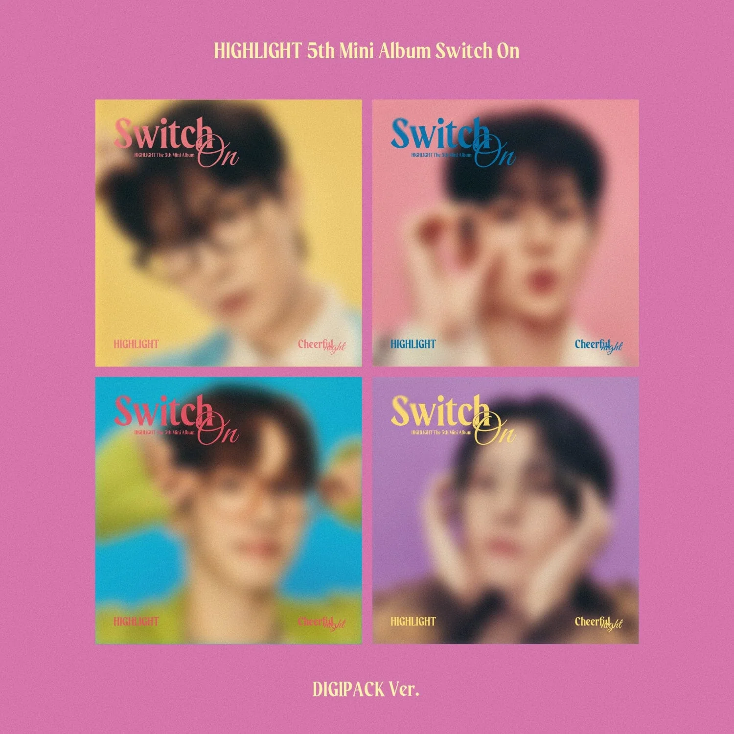 HIGHLIGHT - SWITCH ON (THE 5TH MINI ALBUM) DIGIPACK VER.