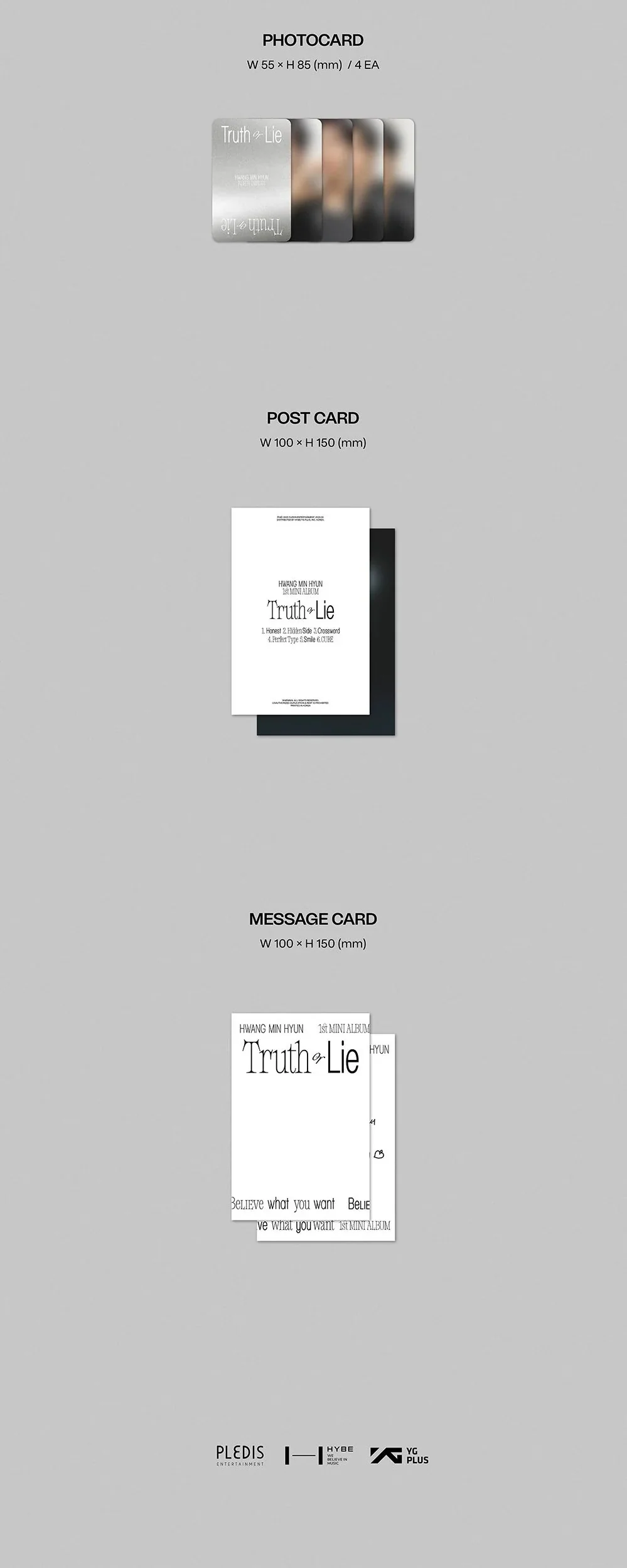 HWANG MIN HYUN - TRUTH OR LIE (1ST MINI ABLUM) DELUXE VER. - Image 4