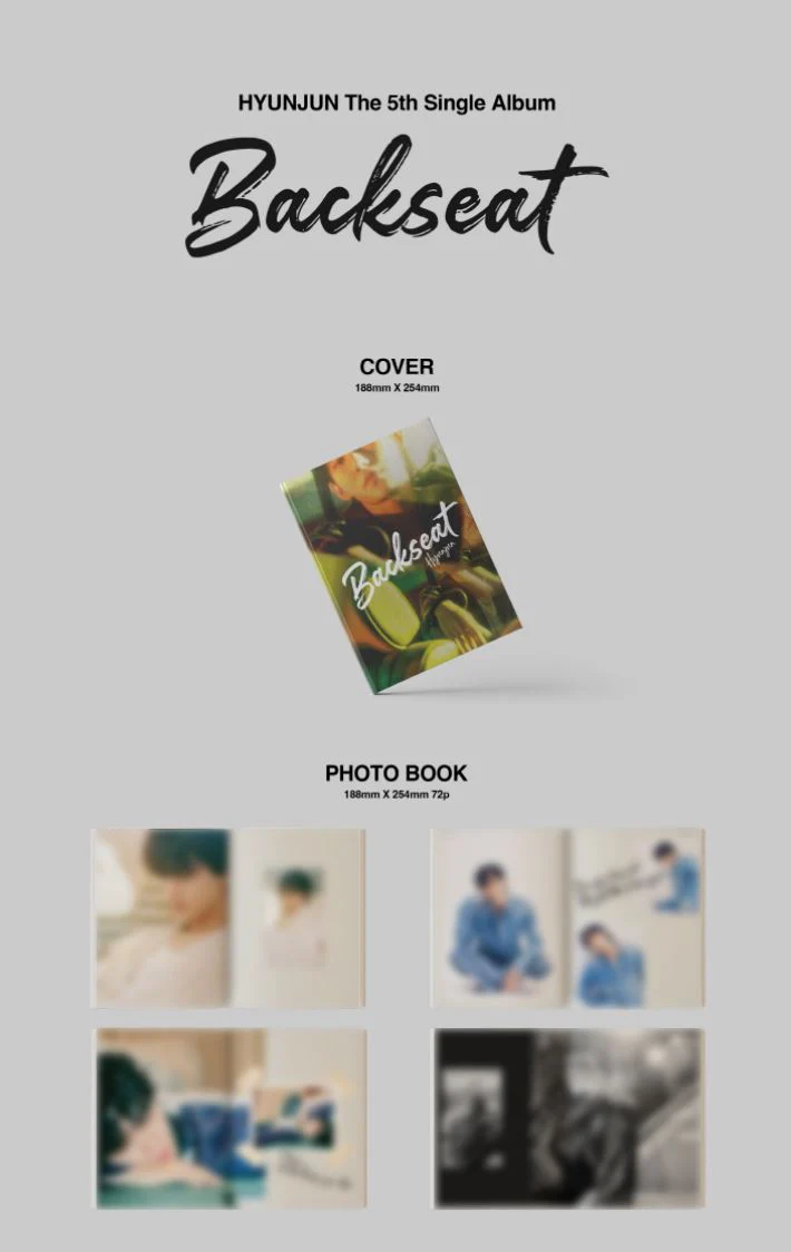 HYUNJUN (THE BOYZ) - BACKSEAT (5TH SINGLE ALBUM) - Image 2