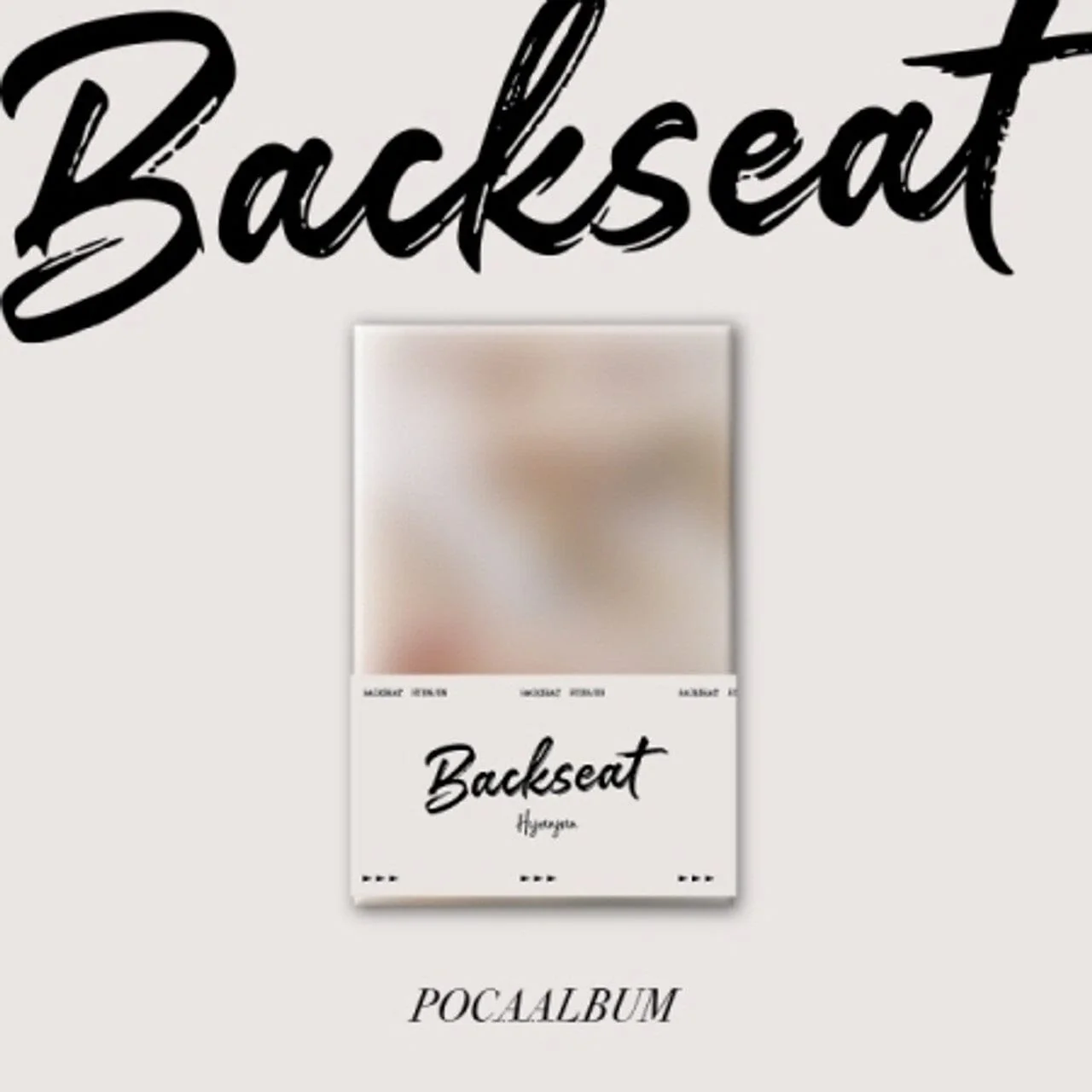 HYUNJUN (THE BOYZ) - BACKSEAT (5TH SINGLE ALBUM) POCA ALBUM