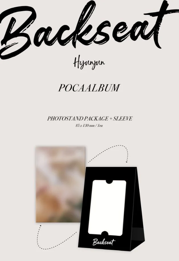 HYUNJUN (THE BOYZ) - BACKSEAT (5TH SINGLE ALBUM) POCA ALBUM - Image 2