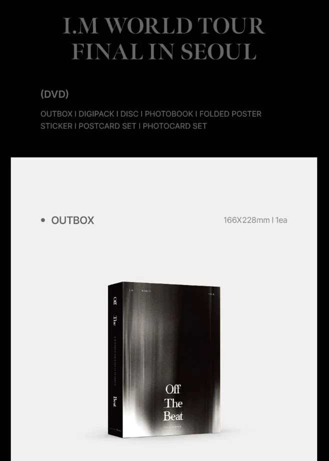 I.M (MONSTA X) - WORLD TOUR 'OFF THE BEAT' FINAL IN SEOUL (DVD & BLU-RAY) - Image 3