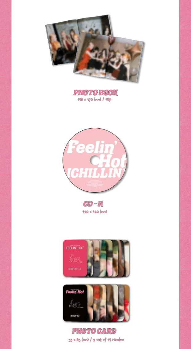 ICHILLIN' - FEELIN' HOT (3RD MINI ALBUM) - Image 3