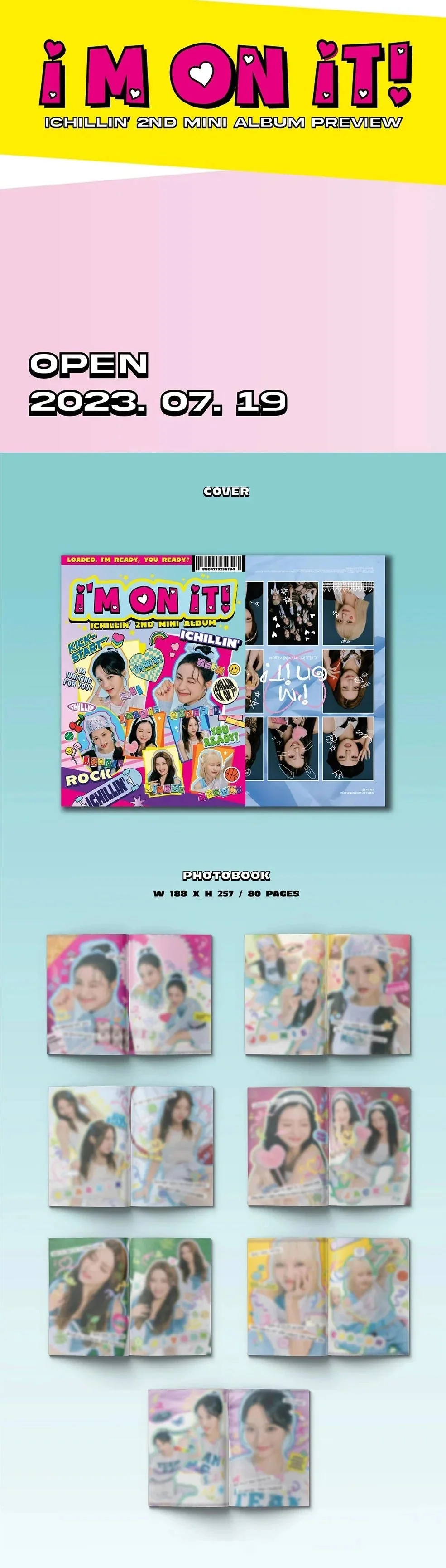 ICHILLIN' - I'M ON IT (2ND MINI ALBUM) STANDARD VER. - Image 2