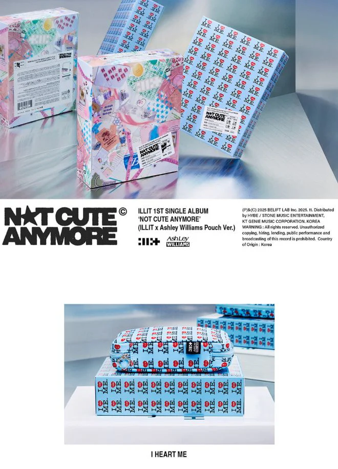 ILLIT - NOT CUTE ANYMORE (ILLIT X ASHLEY WILLIAMS POUCH VER.) - Image 2