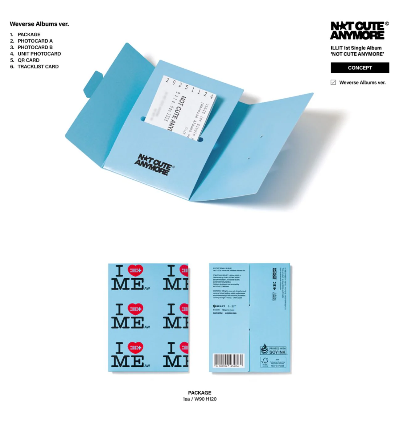 ILLIT - NOT CUTE ANYMORE (WEVERSE ALBUMS VER.) - Image 3