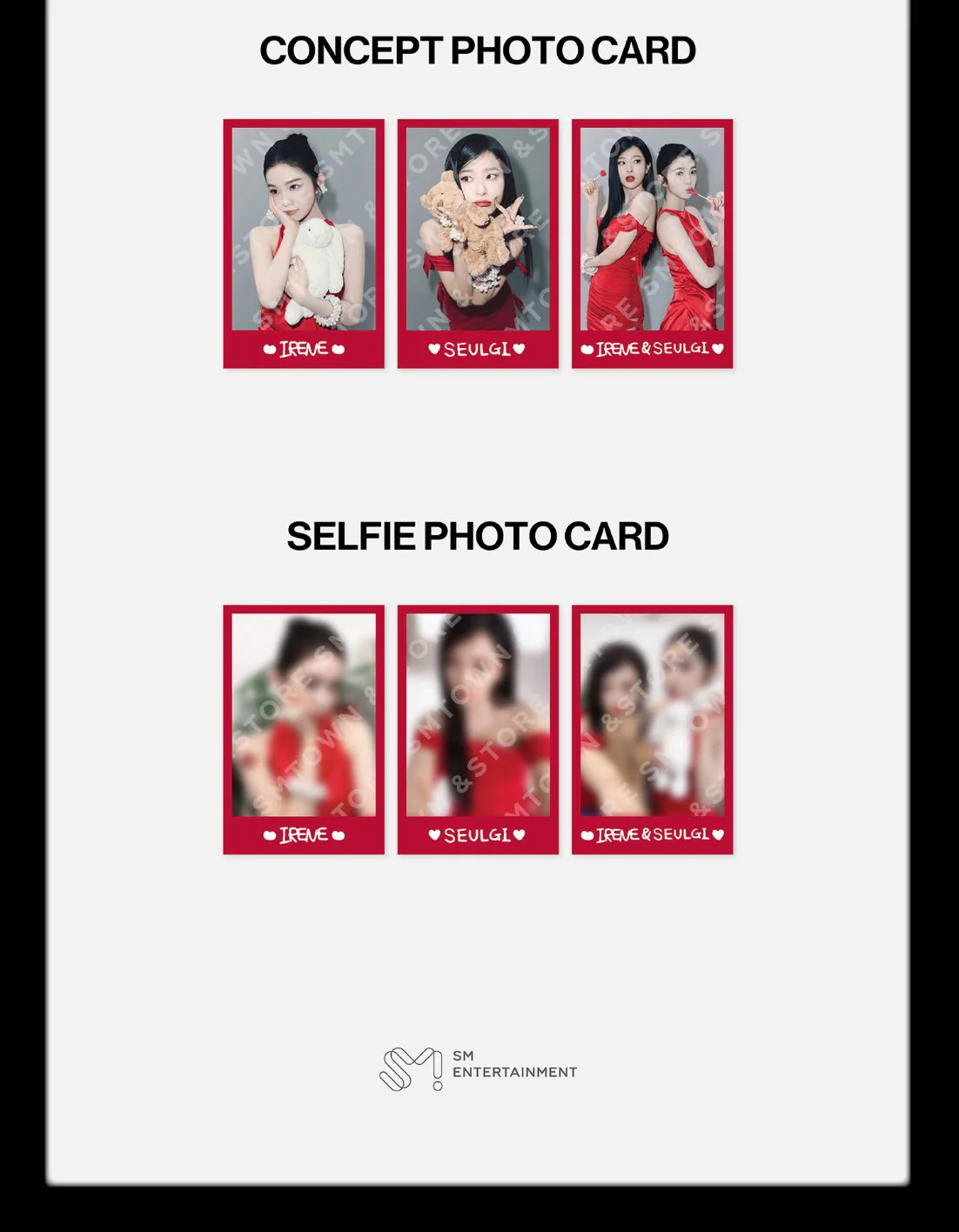 IRENE & SEULGI (RED VELVET) - FORTUNE SCRATCH CARD SET (CONCERT TOUR 'BALANCE' MD) - Image 4