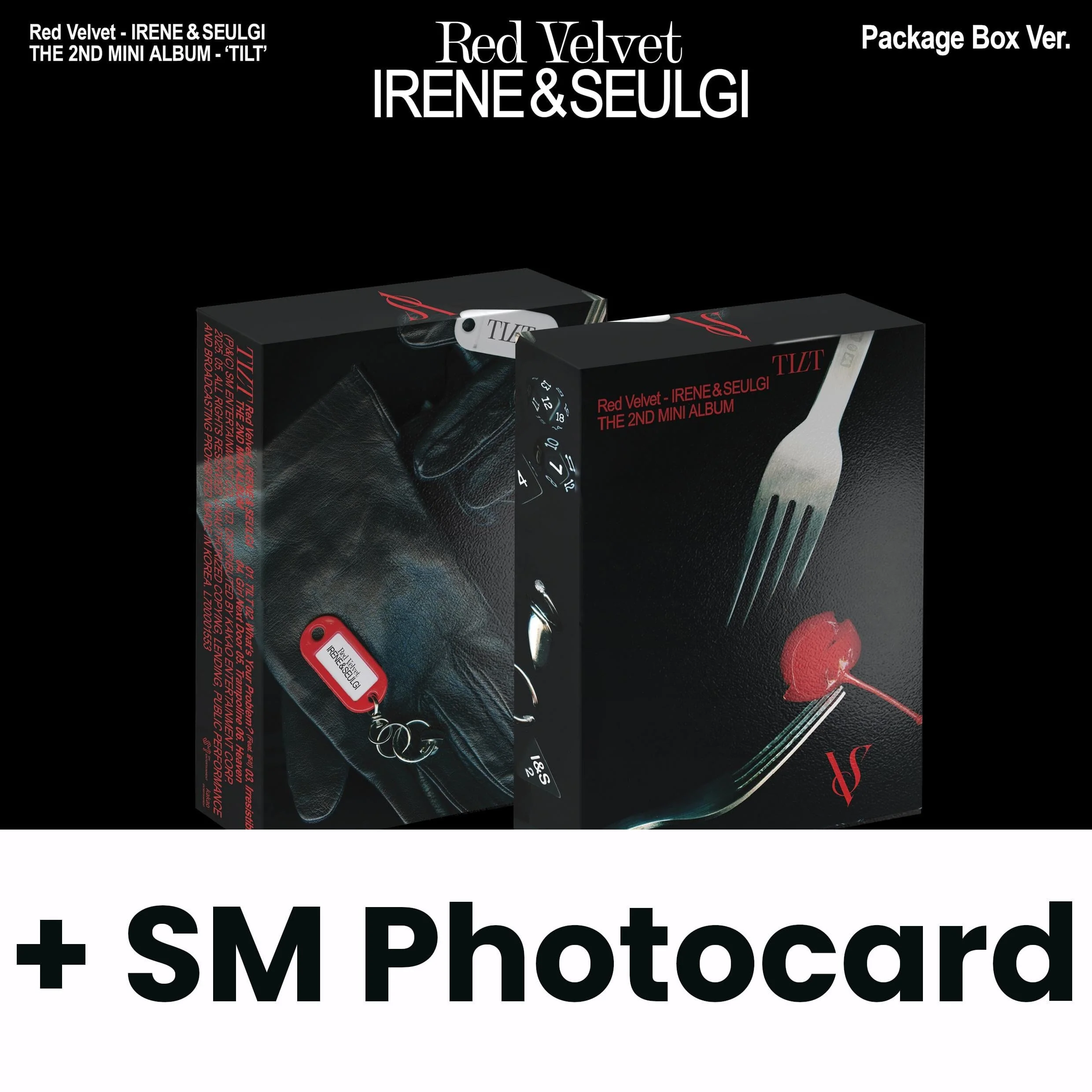 IRENE & SEULGI (RED VELVET) - TILT (PACKAGE BOX VER.) + SM Photocard