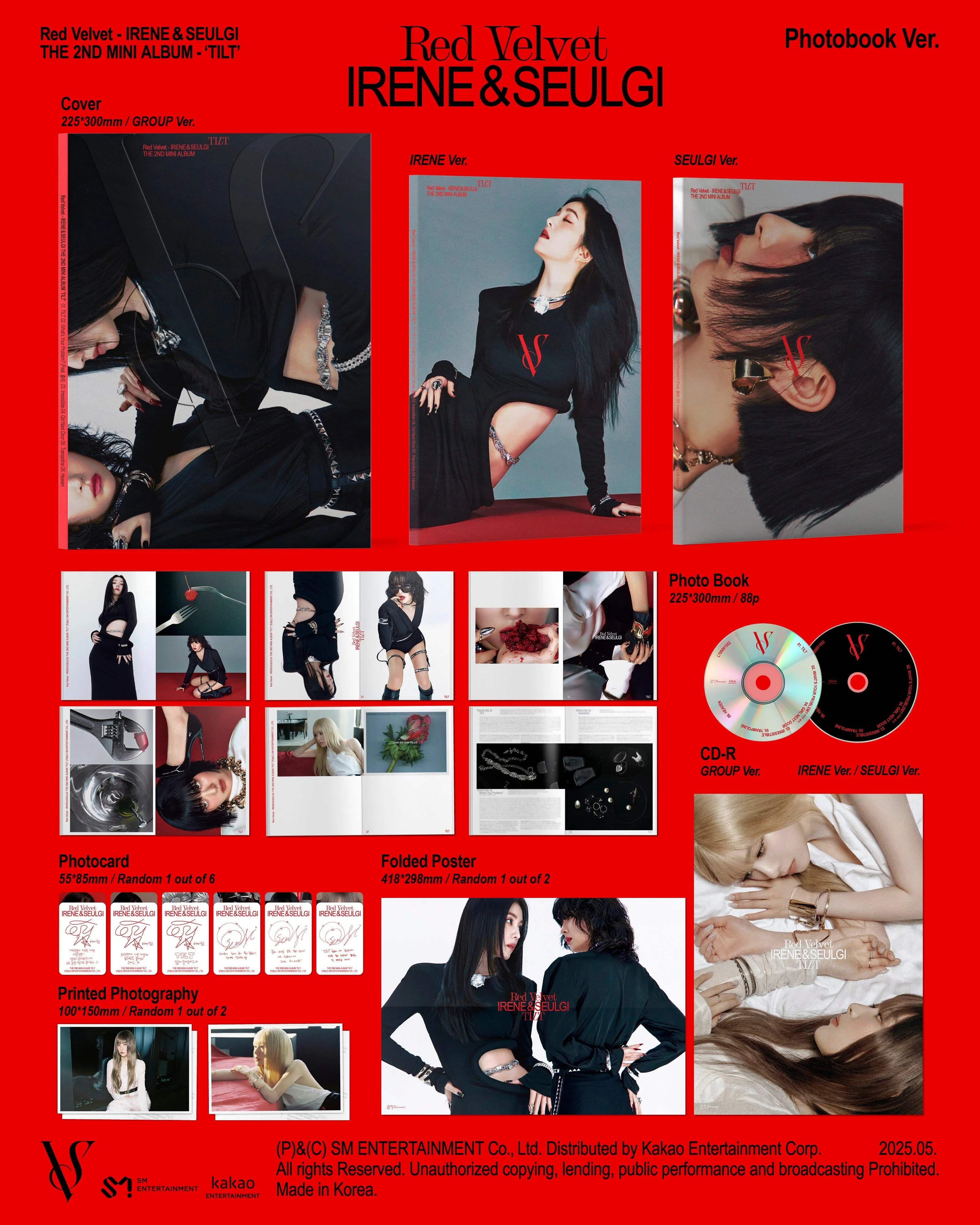 IRENE & SEULGI (RED VELVET) - TILT (PHOTO BOOK VER.) - Image 2