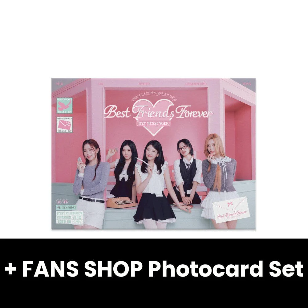 ITZY - 2026 SEASON'S GREETINGS (BEST FRIENDS FOREVER) + FANS SHOP Photocard Set