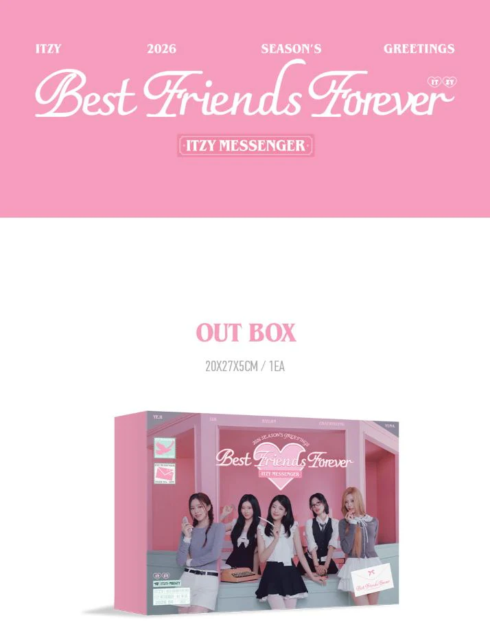 ITZY - 2026 SEASON'S GREETINGS (BEST FRIENDS FOREVER) + FANS SHOP Photocard Set - Image 3