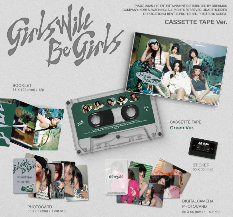 ITZY - GIRLS WILL BE GIRLS (CASSETTE TAPE VER.) - Image 2