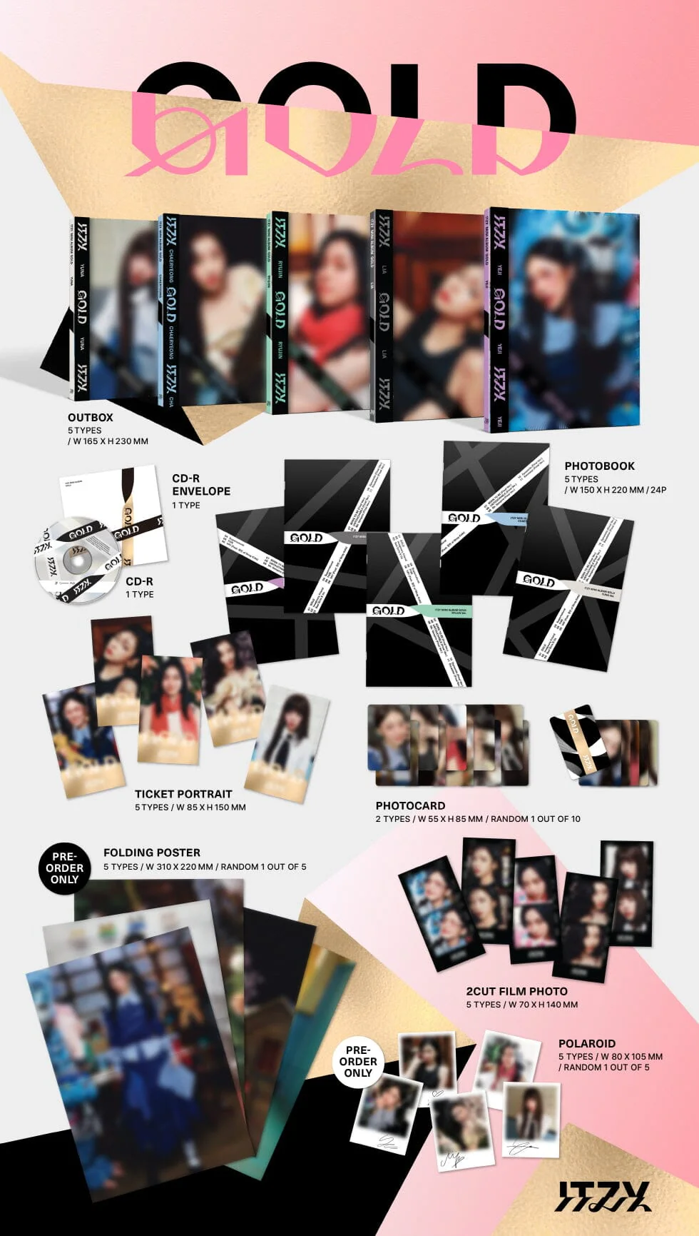 ITZY - GOLD (DIGIPACK VER.) - Image 2