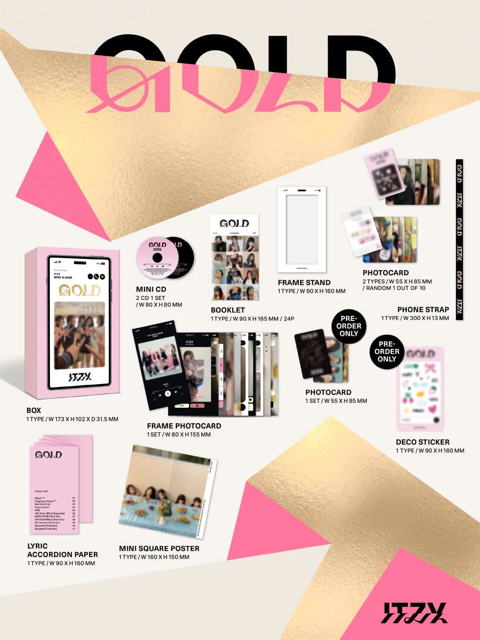 ITZY - GOLD (PHONE BOX VER.) - Image 2