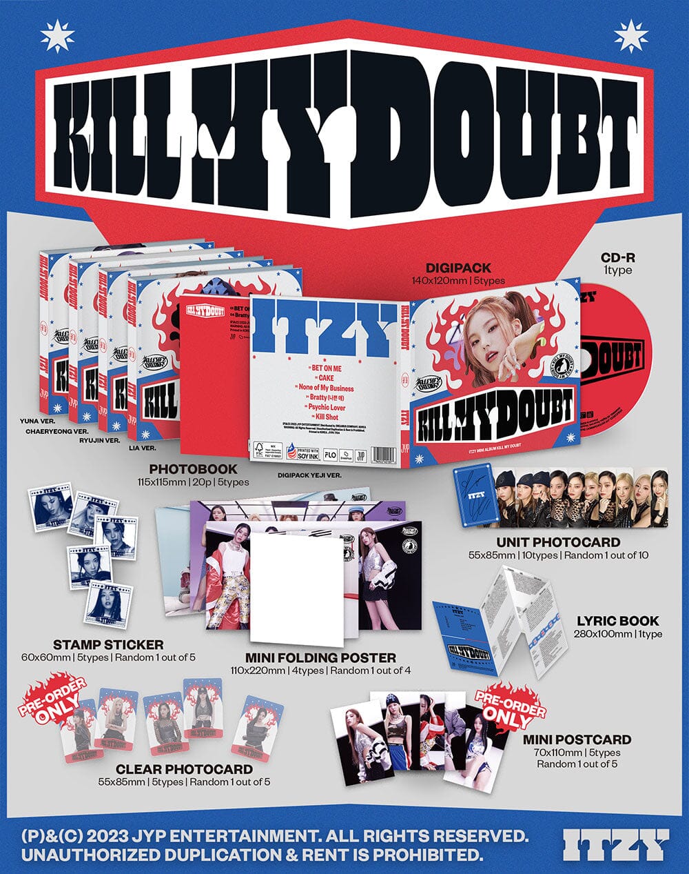 ITZY - KILL MY DOUBT (7TH MINI ALBUM) DIGIPACK Ver. - Image 2