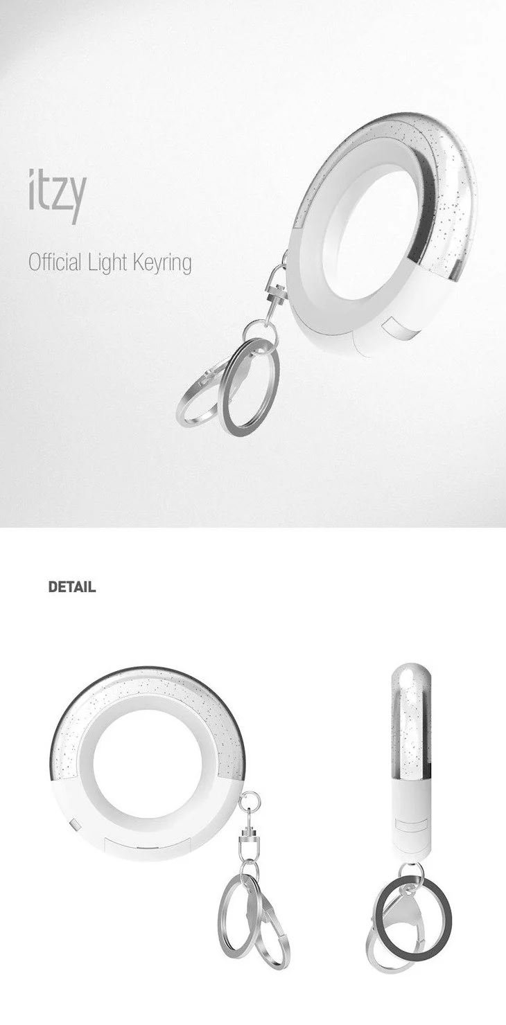 ITZY - Official Light Key Ring - Image 2