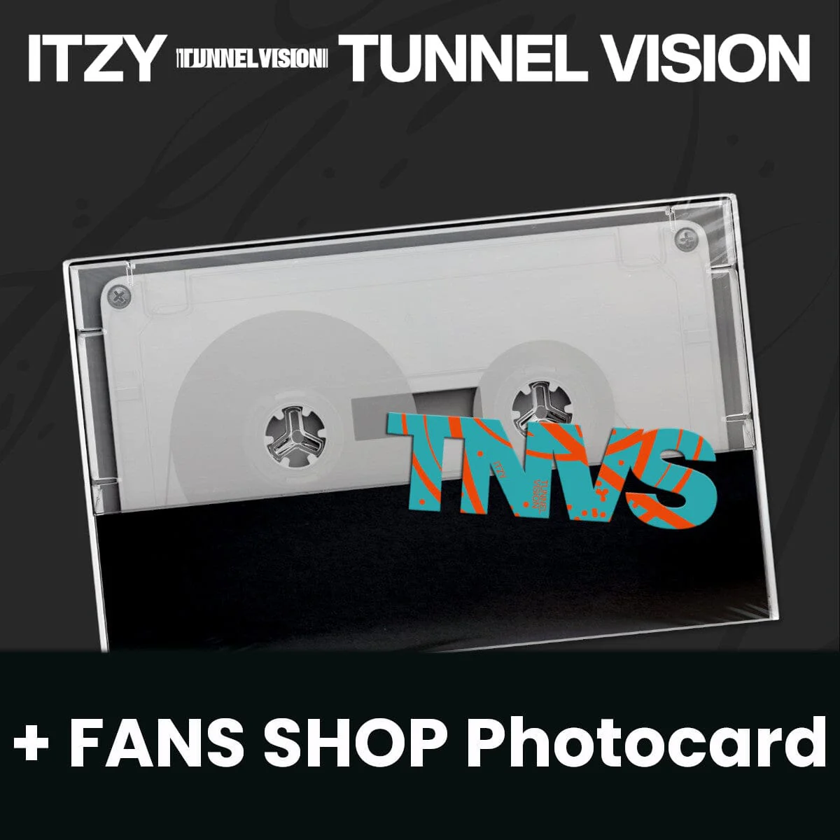 ITZY - TUNNEL VISION (CASSETTE TAPE VER.) + FANS SHOP Photocard