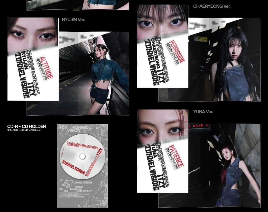 ITZY - TUNNEL VISION (MEMBER VER.) + FANS SHOP Photocard - Image 4