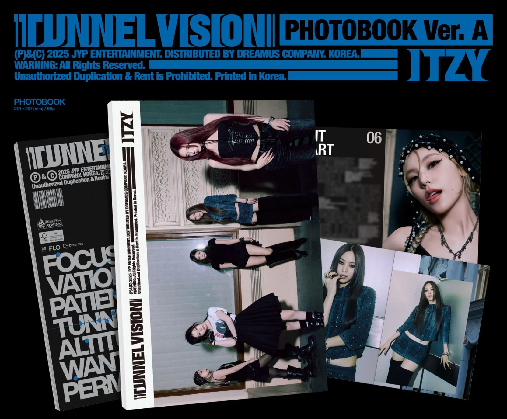ITZY - TUNNEL VISION (PHOTOBOOK VER.) + FANS SHOP Photocard - Image 3