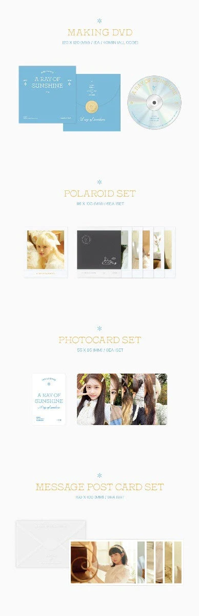 IVE - 2022 WELCOME PACKAGE "A RAY OF SUNSHINE" - Image 4