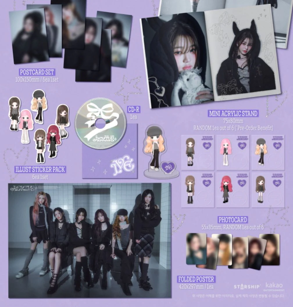 IVE - REVIVE+ (LOVED IVE VER.) + Apple Music Photocard - Image 4