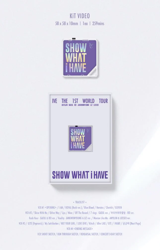 IVE - THE 1ST WORLD TOUR 'SHOW WHAT I HAVE' (DVD/ BLU-RAY/ KIT) - Image 20